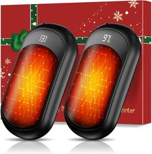 AI Hand Warmers Rechargeable 2 Pack, 6400mAh Portable Pocket Electric Hand Warme