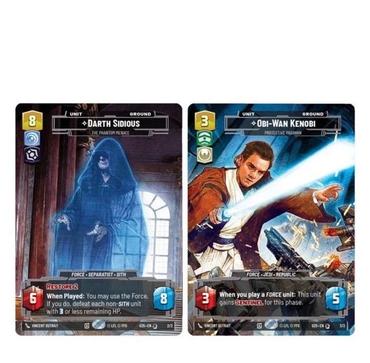 2025 Star Wars Unlimited Gift Box 1 Oversized Leader 2 Exclusive Variants Preord - Image 2 of 3