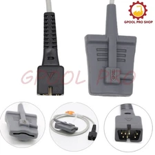 With NONIN 8500,8600,8700 Adult Silicone Soft SpO2 Sensor Probe 7PIN Compatible