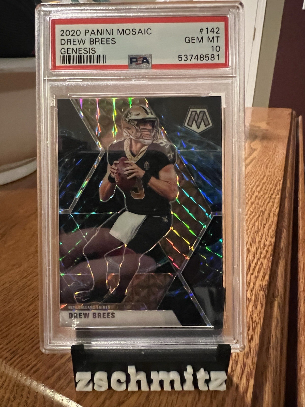 🔥 2020 Drew Brees Mosaic Genesis #142 PSA 10 SSP🔥