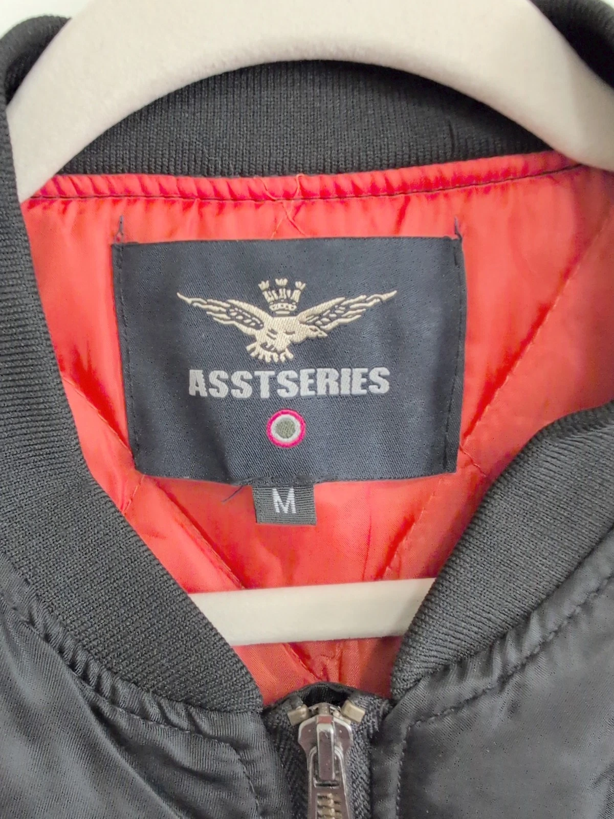 Asstseries Pink Floyd Dark Side Moon Bomber Jacket Unisex Sz M Black - product detail image 7