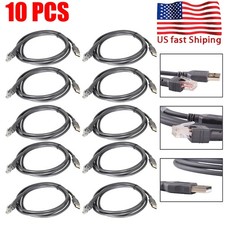 Zebra CBA-U01-S07ZAR Barcode Scanner 6FT USB Cable For Symbol Motorola 10 Pack