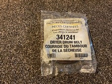 341241 Whirlpool dryer drum belt new in bag