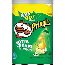 Pringles 2.5 Oz. Sour Cream  Onion Chips 114718 Pack of 12 Pringles 114718