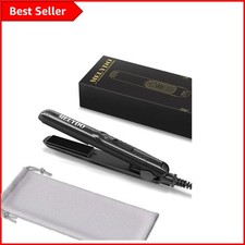 Compact Ceramic Hair Straightener - 30s Heat-Up, Perfect for Short Hair & Travel