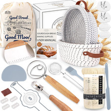 Sourdough Starter Kit Bread Baking Supplies Tools Gift For Home Bakers