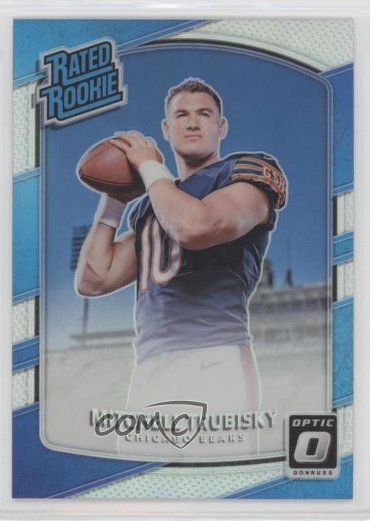 2017 Donruss Optic Rated Rookie Holo Prizm Mitchell Trubisky #178 0k3p