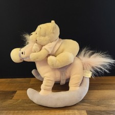 Winnie Puuh Plüschwippe - Disney Store rosa & lila Babyspielzeug 10 Zoll