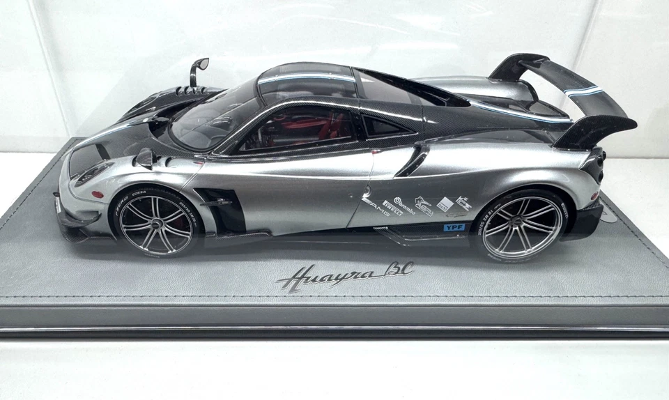 BBR 1:18 Pagani Huayra BC Press Version Silver (No MR, Amalgam, D&G, HH) - RARE! - Image 2 of 4