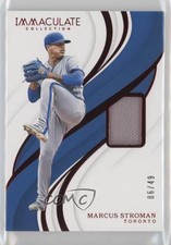 2019 Panini Immaculate Red 6/49 Marcus Stroman #81 6fs