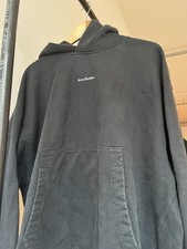 Mens Acne Studios Washed Black Franklin Stamp...
