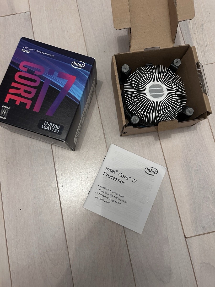 Intel Core i7-8700 Processor (3.2 GHz, 6 Cores, LGA 1151) - SR3QS