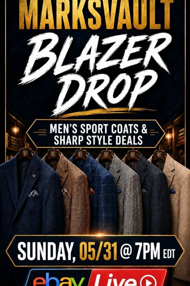 MARKSVAULT Blazer Drop: Men's High End Sport Coats and Blazers