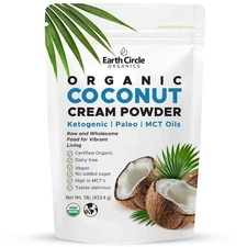 Organic Coconut Cream | Milk Powder, Perfect Keto Coffee 16 Ounce (Pack of 1) 