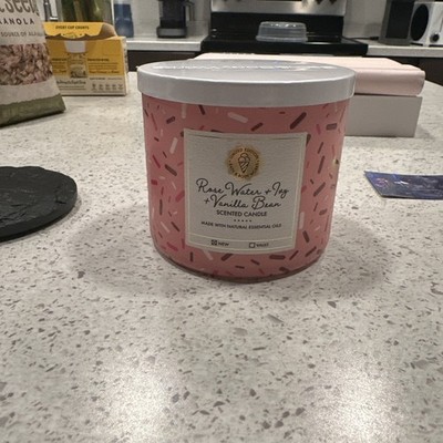 Bath & Body Works Rose Water & Ivy & Vanilla Bean 3-Wick Scented Candle 14.5 oz