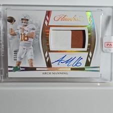 2025 NT Arch Manning Flawless Rookie Patch Auto 06/10 Jersey Match *MAKE OFFER*