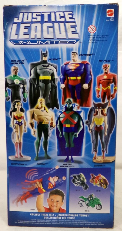 2004 Mattel DC Universe Justice League Unlimited JLU Hawkgirl 10" Figure New - Image 3 of 4