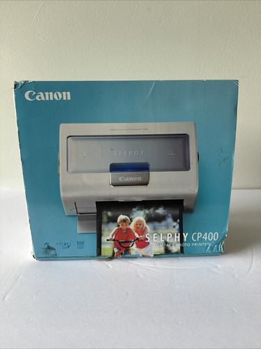 CANON Selphy CP400 Silver Compact Photo Printer (a1)