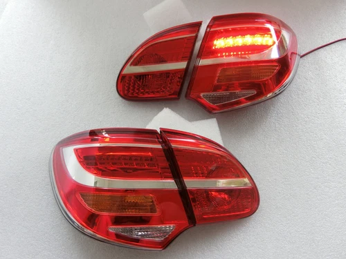 Led Tail Lights Lamp Red / Clear&cover bases For 2003~08 Toyota Corolla ZRE120 - Picture 4 of 11