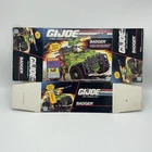 Vintage 1991 GI Joe Badger Vehicle BOX ONLY!! VGC!! Fast Shipping!