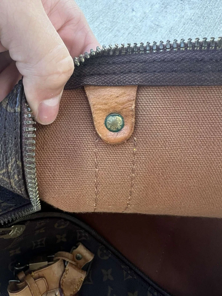 Bolso de Lona Louis Vuitton 1985 Vintage ABIERTO A OFERTAS  Foto 3 de 4