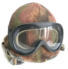 GENUINE MINT  French MADE SANBUEE Clear LENSES Helmet Goggles FALKLANDS war 1982