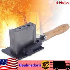 Gold Silver Casting Melting Ingot Mold Reversible Refining Jewelry Tool