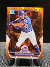 2023 Bowman Draft Sapphire Daiverson Gutierrez Orange Refractor /25 #BDC-127