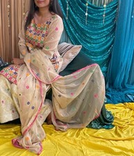Desi Pakistani Indian Women Mirror Dress Clothes small to medium