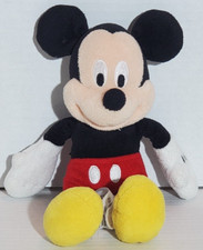 Disney Genuine Original Authentic 9" Mickey Mouse Bean Bag Plush Stuffed Animal