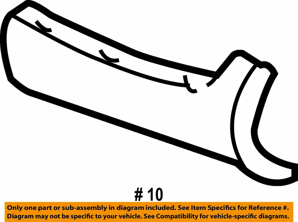 Ford OEM 2000-2006 Focus carrocería moldura lateral puerta trasera Rh 5S4Z5425532AAPTM NUEVO EN PAQUETE Foto 4 de 4