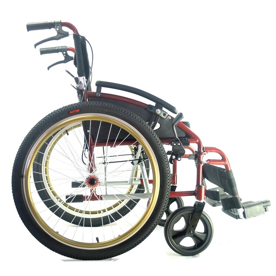 Elite Care Voyager self Propel Outdoor All Terrain folding Wheelchair