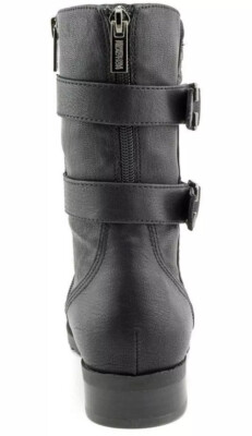 Kenneth Cole Black Boots Reaction Mid Calf Love Lock DP  display picture 3