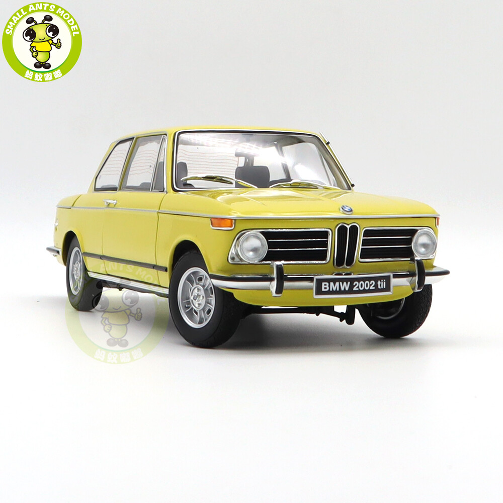 1/18 BMW 2002 tii Yellow KYOSHO 08543 Diecast Model Car Gifts For