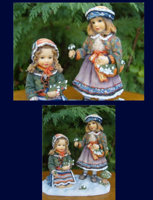 ヴィンテージレオナルドコレクションクリスティンハワースFIRSTFLOWERS First Flower Paintbox Poppets Christine Haworth by Leonardo