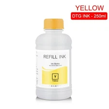 250ML DTG Textile Ink For DX4 DX5 DX6 DX7 DX10 For Epson 1390 R1900 R2000 F2000