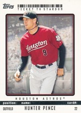 Hunter Pence 2009 Topps Ticket To Stardom #22 Astros Baseball card