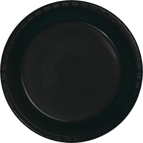 Small 7" Plastic Disposable Plates -Vibrant Solid Colors Appetizer Dessert Party - Picture 15 of 22