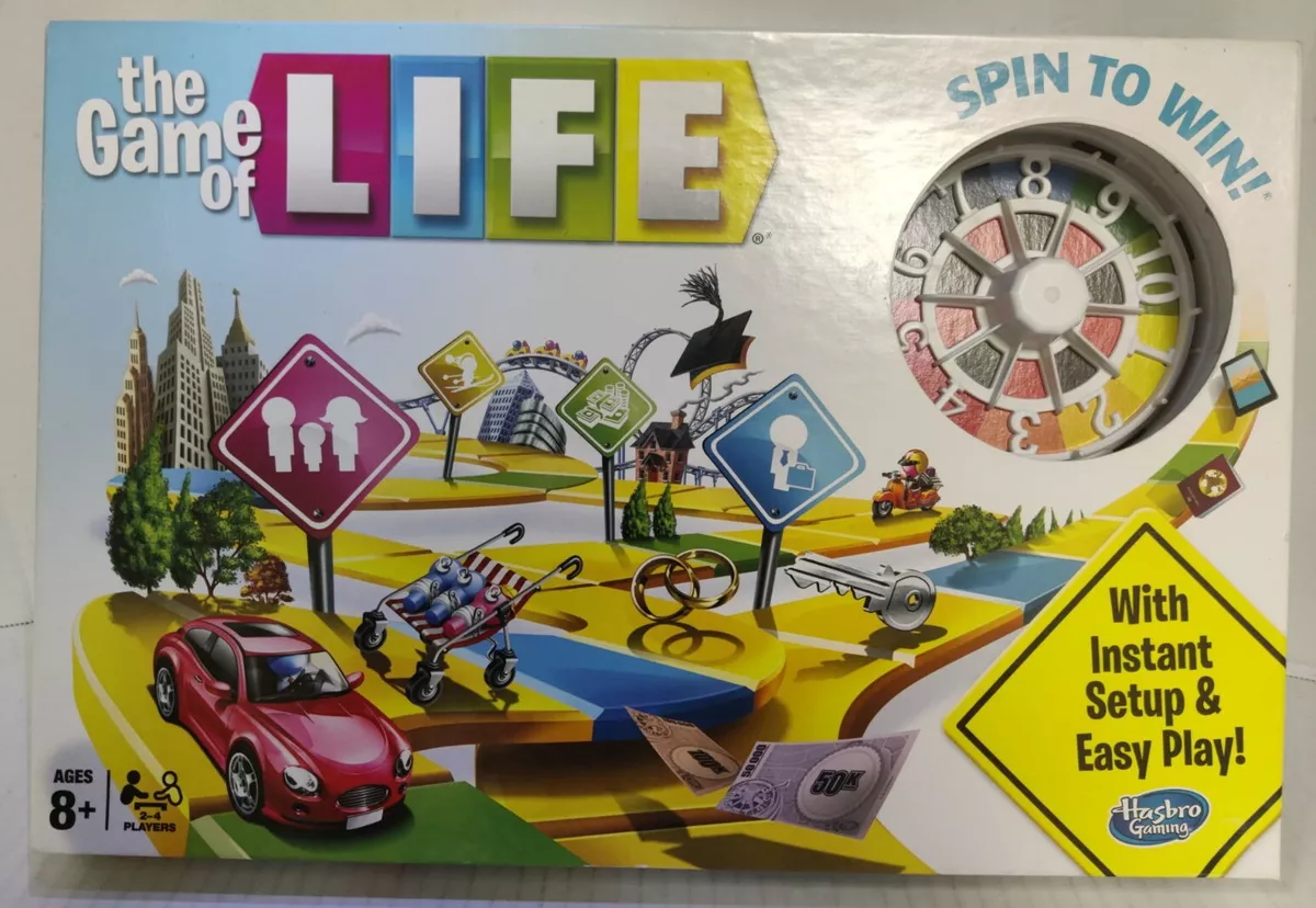 The Game Of Life with Instant Setup & Easy Play Ages 8+ 2-4