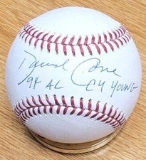 Autographed David Cone 