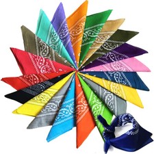 Bandana Hip Hop Square Scarf Handkerchief Headband Unisex Men or Women Print