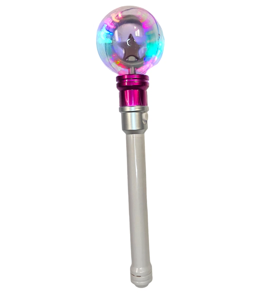 LED Light-Up Spinning Star Magic Ball Wand (13.5") - Image 4 of 4