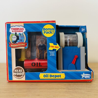 Oil Depot & Oil Tanker  Bonus Pack - Thomas & Friends Wooden Railway Trains