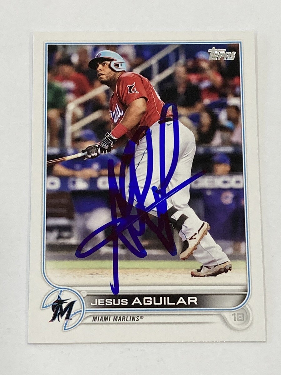 2022 Topps Series 2 Baseball Jesus Aguilar Miami Marlins #560 