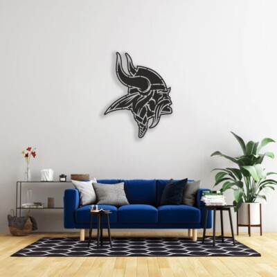 Minnesota Vikings Wanddekoration / Holzdekoration/ Wandbehang / Dekoration / NFL