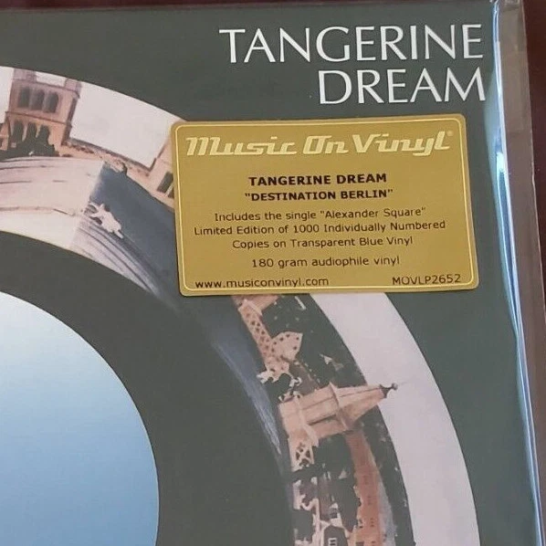 NEW Tangerine Dream Lp Destination Berlin 180g Transparent Blue Vinyl Lmtd ED - Image 2 of 2