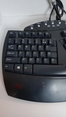 Perixx Ergonomic Wired USB Keyboard Gray KU-9938 / 98915 - Picture 2 of 7