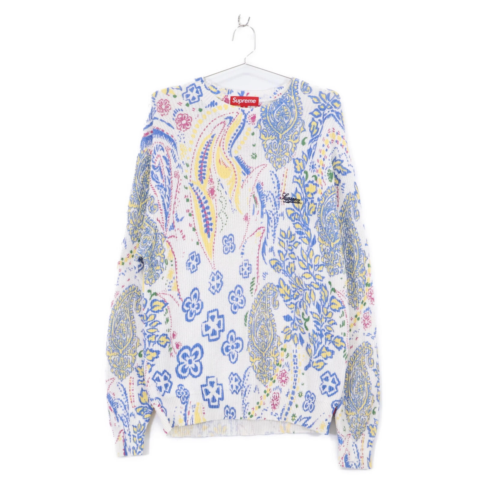 Pull / hauts en maille cachemire imprimé suprême M blanc / multicolore