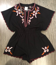 S/P Boho Embroidered Tunic Dress Womens BOHO NWT