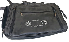 Vintage CUA/AUC Ottawa 2005 Conference Black Briefcase Laptop Bag Multi Pocket